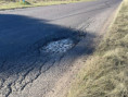 Accidente de tránsito en el acceso sur de nuestra localidad